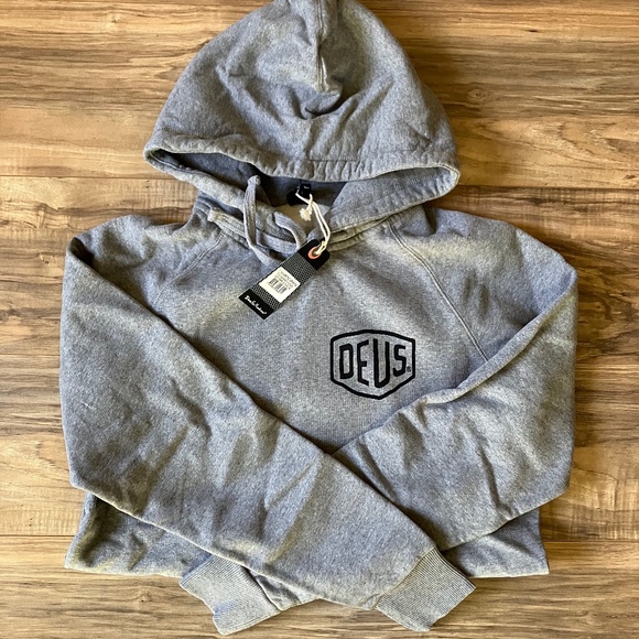NWT - Deus Ex Machina Venice Address Hoodie Grey XS - Picture 1 of 12